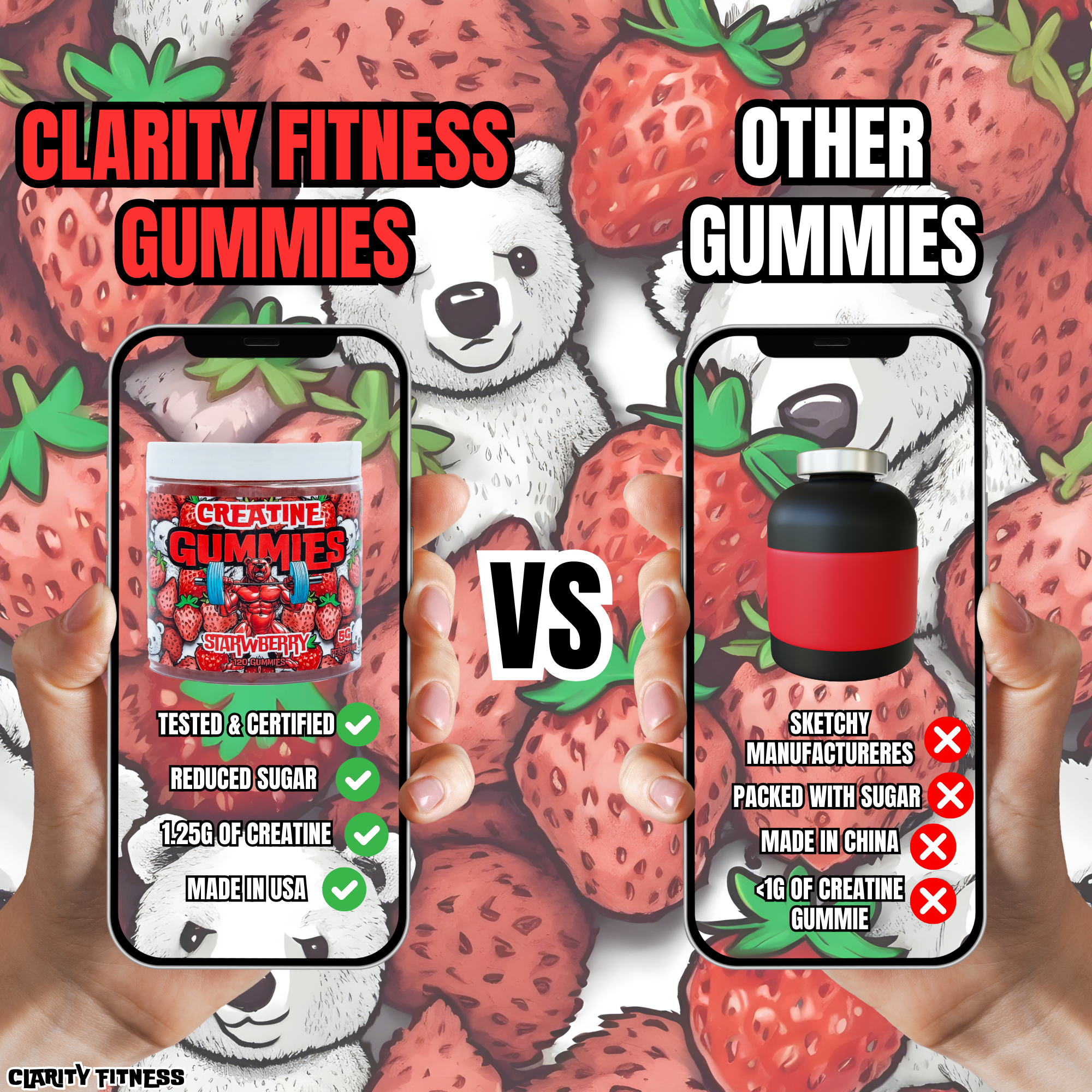 Vegan Creatine Gummies - Boost Muscle Growth Naturally